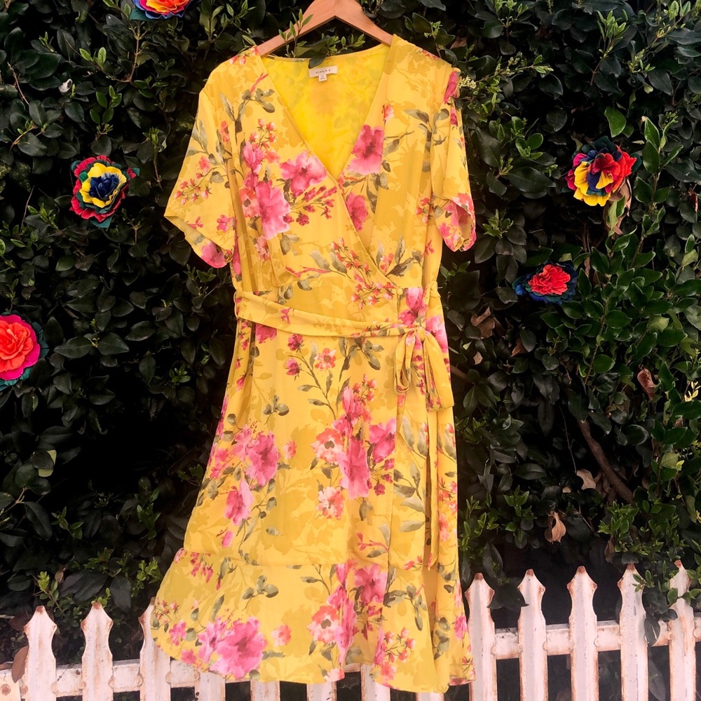 Yellow Floral Dress